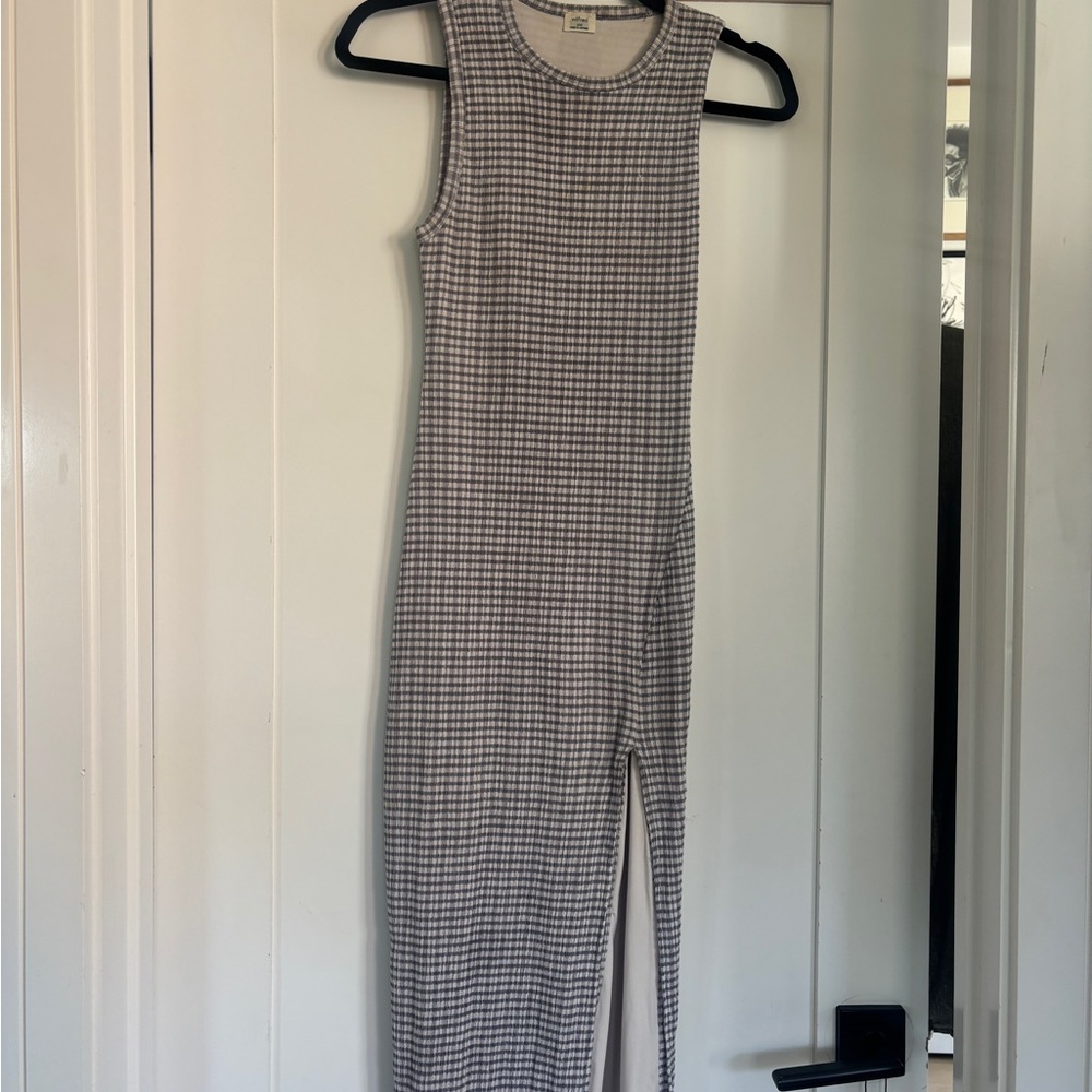 Lavender Sleeveless Knit Dress